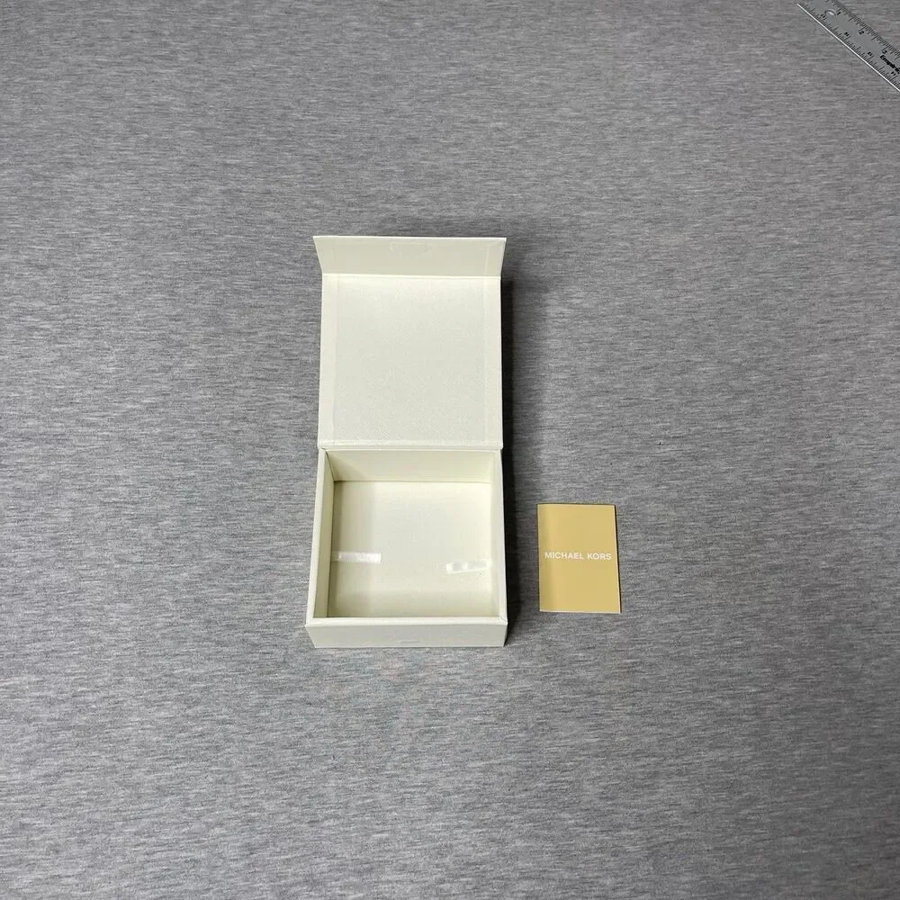Michael Kors 4.5” x 4.5” Jewelry Gift Box 2 PCS. Set